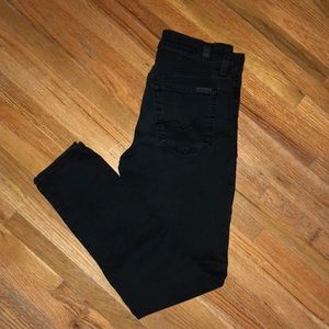 7 For All Mankind Black Jeans